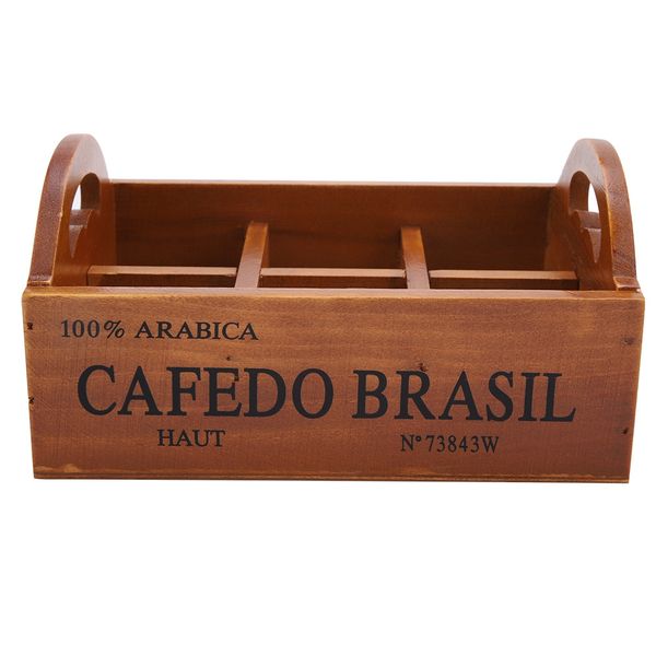 Wooden Storage Box for Succulents Plants Makeup Study Items