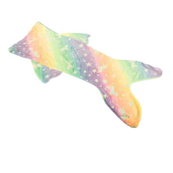 Mermaid Tail Blanket-Soft Flannel Wearable Blanket For Teenagers