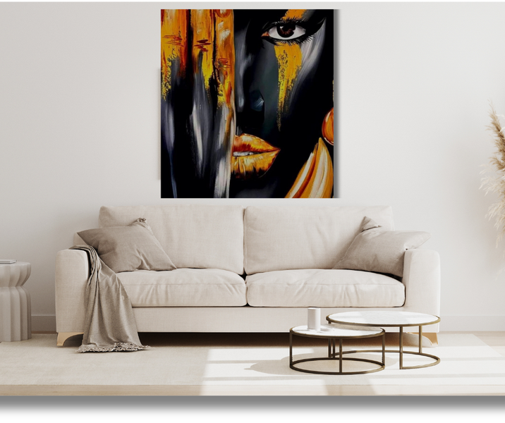 Canvas Wall Art - Golden Queen