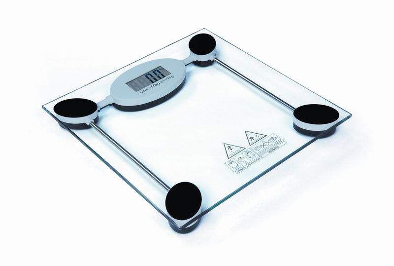 Geosine Electronic Glass Digital 180KG Body Fat Scale Weigh Diet