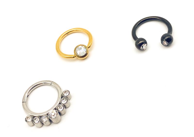 Fabulae Helix/Trag/Septum Piercing Set, Tabatha