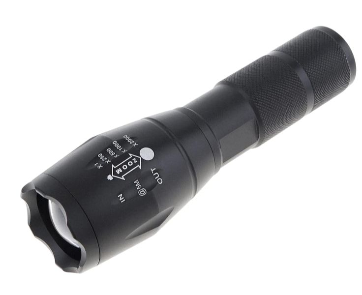 SD Tech - Glare Flashlight With Zoom