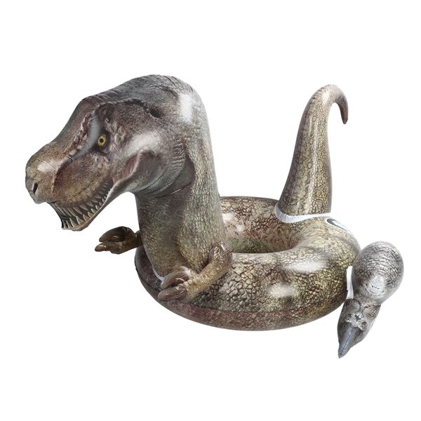 Tyrannosaurus Inflatable Swim Ring PVC Pool Float Compatible With Kids