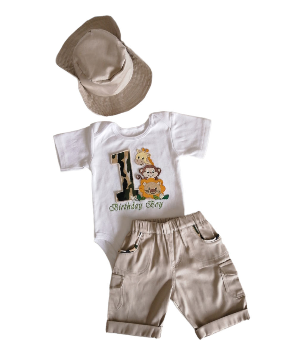 safari outfit 1 year old