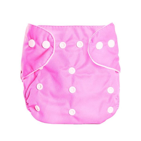 Modern One Size Baby Cloth Nappies Adjustable Reusable Diapers Liner - Pink