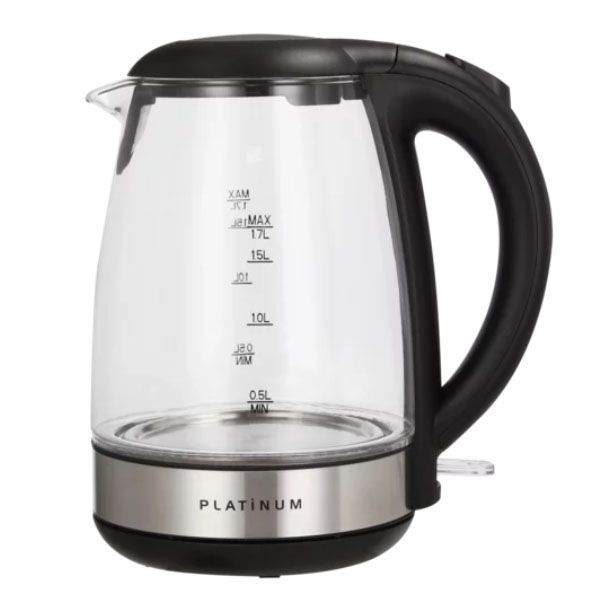 Platinum Glass Cordless Kettle - 1.7L