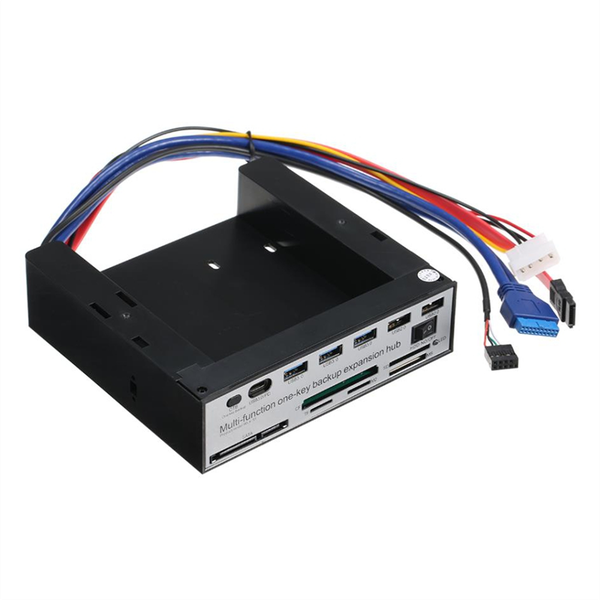 5.25 Inch Front Panel Expansion Hub with 3 Usb3.0 2 Usb2.0 Ports