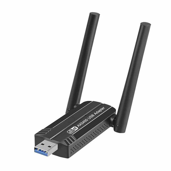 AX3008 5400Mbps WiFi6E USB3.0 Network Card Tri-Band 2.4G 5G 6G Driver Free