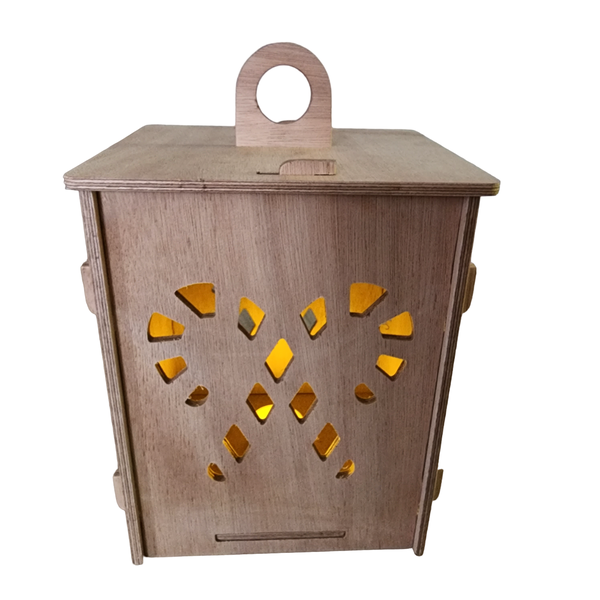 Christmas Lantern - Candy Cane