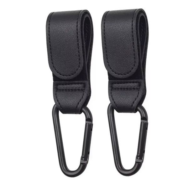 Baby Stroller Hook Fashion PU Leather Adjustable Pram Hook
