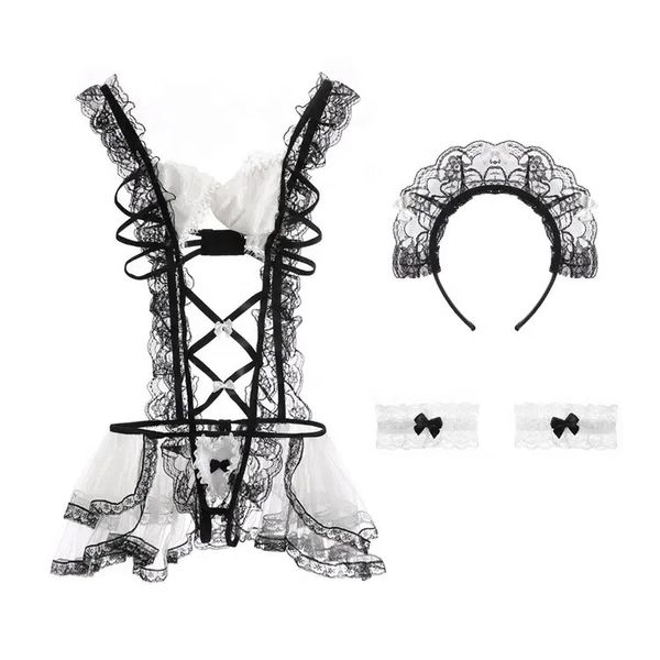 Women Lace Lingerie eddy Gothic Bustier Tutu Spaghetti Straps Babydoll