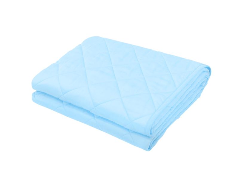 Cooling Weighted Blanket, 100% Natural Bamboo 7Kg W122xL183 cm-LightBlue