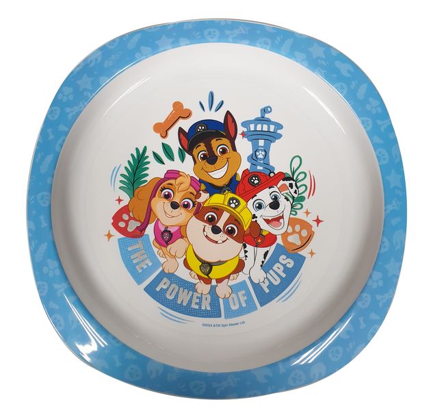 Paw Patrol Power Pups Shaped Plate