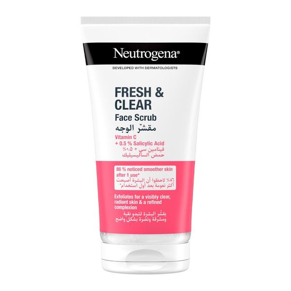 Neutrogena Facial Scrub, Fresh &amp; Clear, Daily Exfoliator 150ml