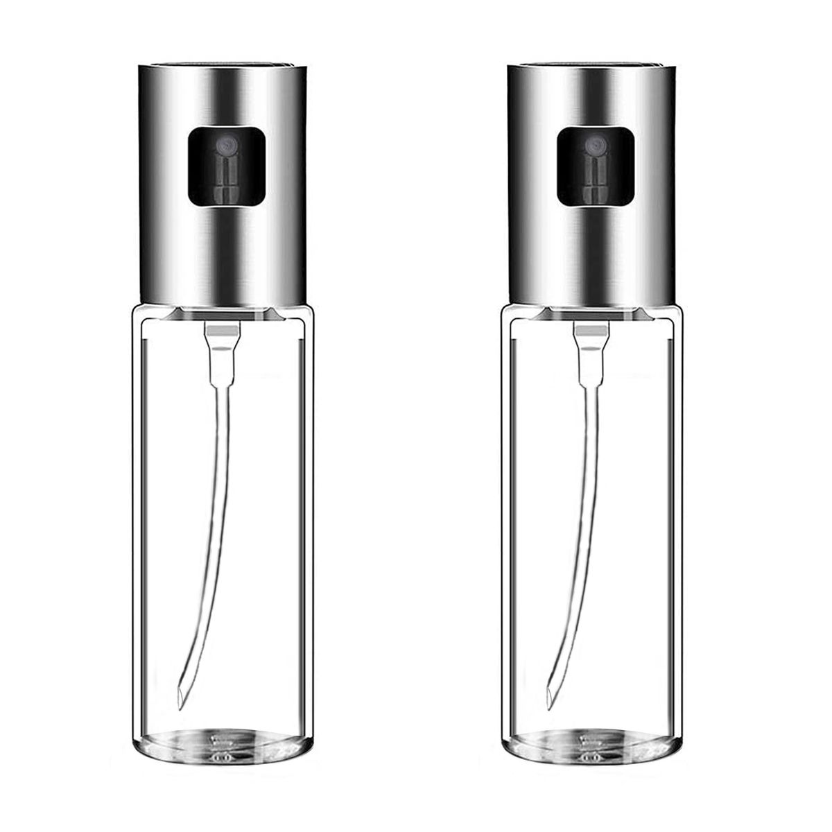 Oil Sprayer Vinegar Spray Bottle 2 Piece Set Stainless Steel
