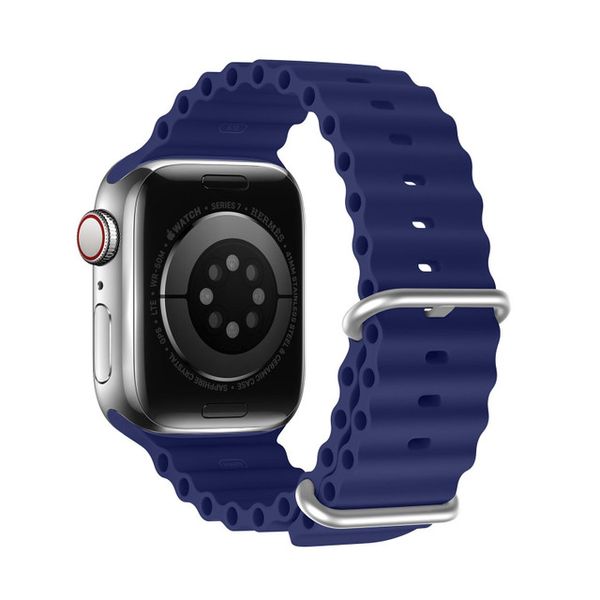 URK Silicon Watch Strap for Apple 38mm/40mm/41mm GRAY