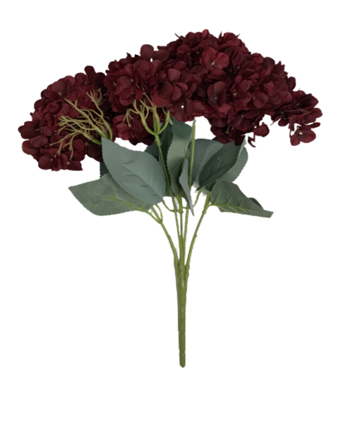 Artificial Flower Bunch 40cm Green Leaf