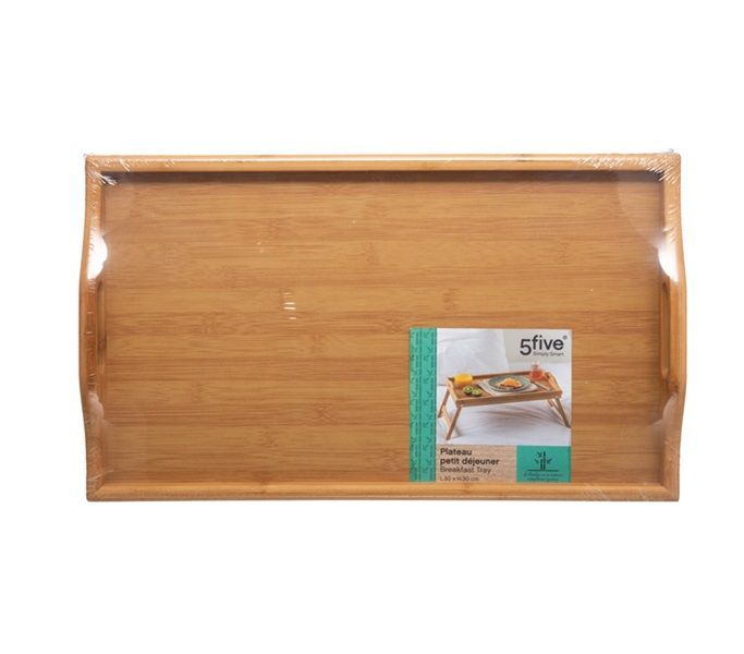 5five Bamboo Breakfast Serving Tray 65.5x30x23cm