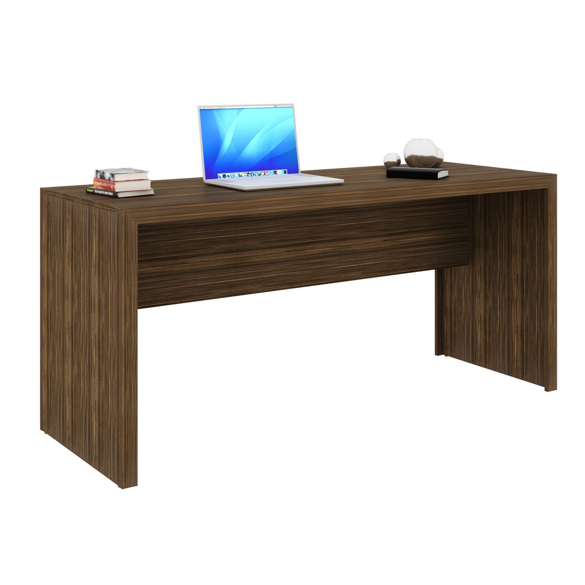 Linx Office Desk 1.6m Walnut Shop Today. Get it Tomorrow!