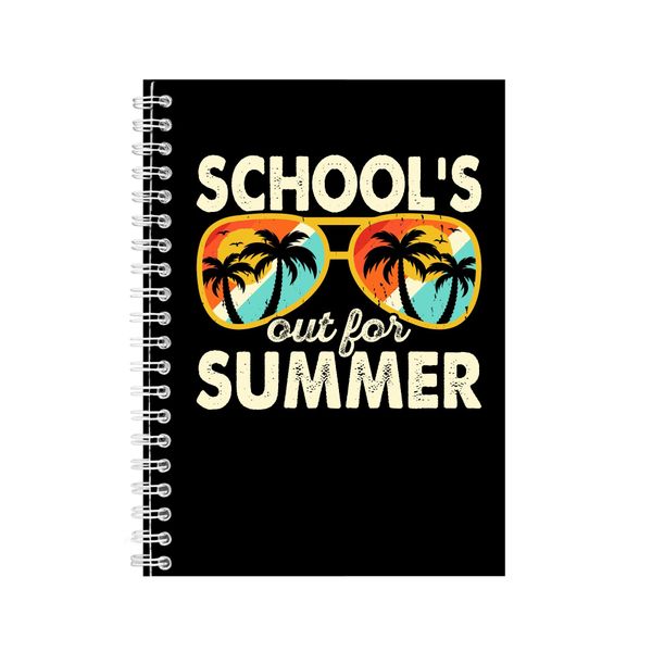 Specs A5 Notebook Spiral and Lined with Surfing Graphic Notepad Present 099