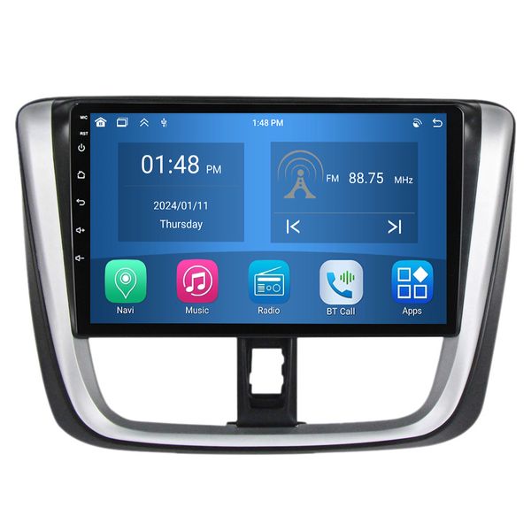 4G+64G Car Radio CarPlay GPS Compatible with Vios Yaris L 2016 - 2019