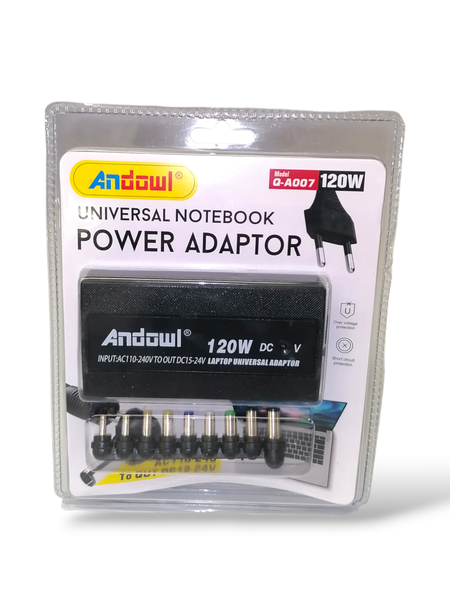 Universal Notebook Power Adapter -120W (Adjustable )