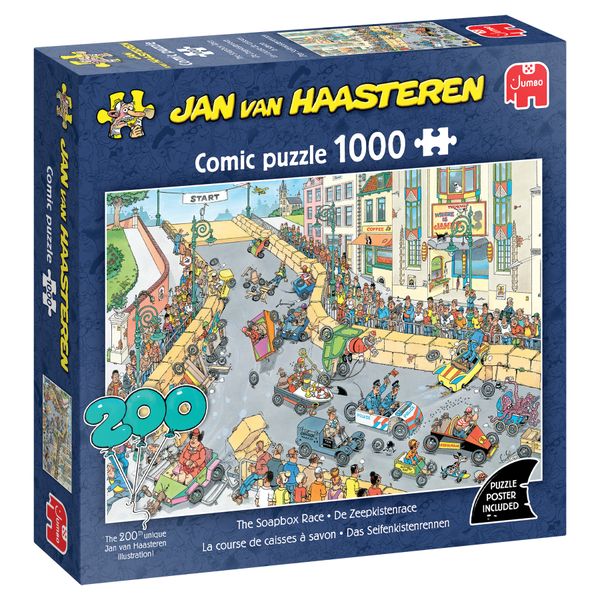 Jumbo Jan van Haasteren - The Soapbox Race Puzzle - 1000 Pieces