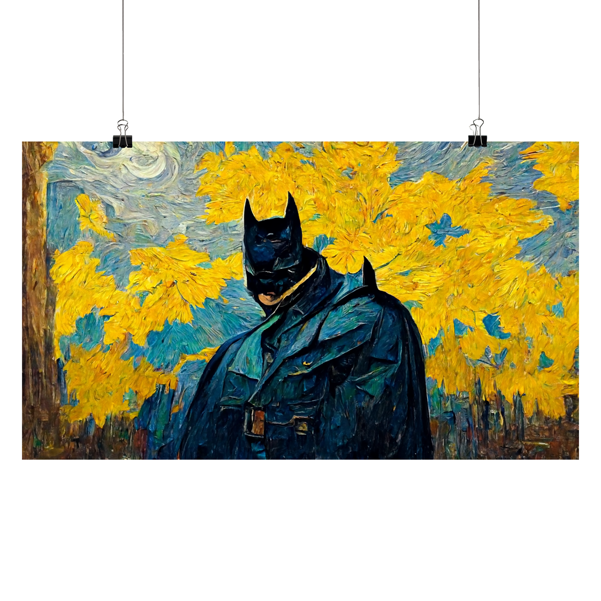 Print of Batman by Van Gogh on High-Quality A3 Sheet - AI Art | Buy Online  in South Africa 