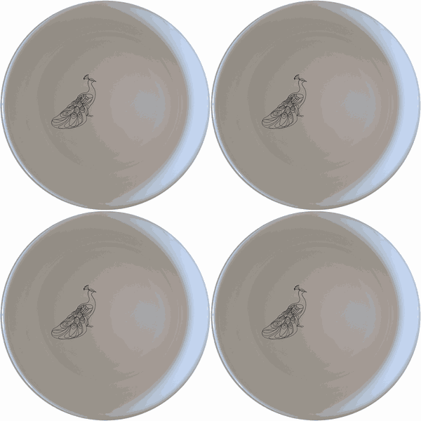Male Peacock Bowl Set of 4 - Range 2