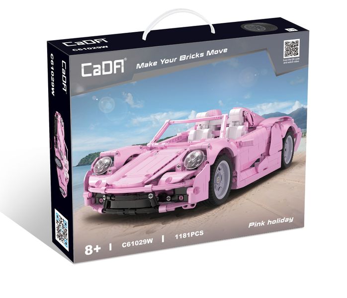Cada Pink Holiday Car - 1176 Piece