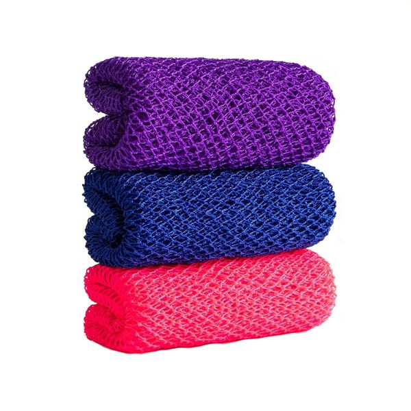 3 Pieces African Bath Sponge African Net Long Net Bath Sponge