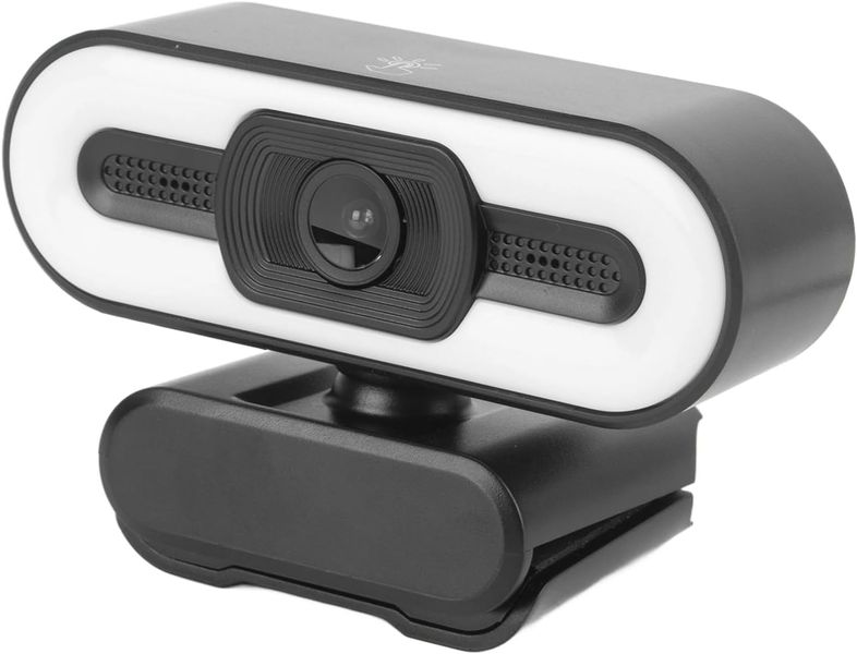 USB 2.0 1080P HD Webcam W/ Adjustable Touch Light