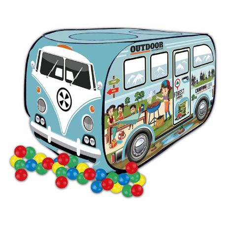 Camper van play outlet tent