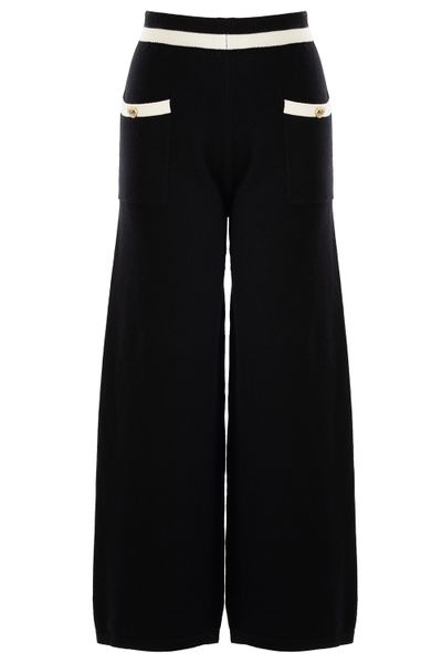 Sissy Boy: Harvey Contrasted Wide-Leg Knit Pants