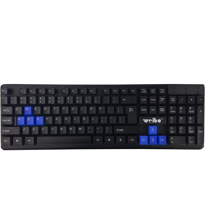 Weibo WB711 Precision Gaming Suspension Keyboard Black Buy Online in South Africa