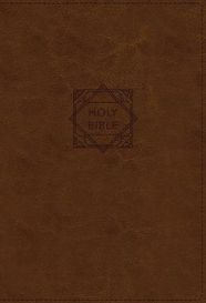 NASB, Super Giant Print Reference Bible, Leathersoft, Brown, Red Letter ...