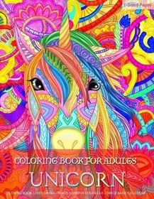 Coloring Book for Adults - Unicorn: Coloring Pages for Grown-Ups ...