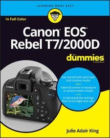 Canon EOS Rebel T7/2000d for Dummies Shop Get it Tomorrow