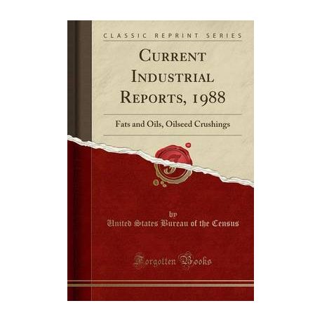 Current Industrial Reports 1988 - 