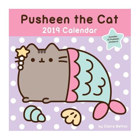 pusheen cat calendar 2019