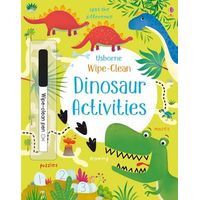 wipe clean dinosaur activities usborne