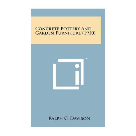 Concrete Pottery And Garden Furniture 1910 Buy Online In South