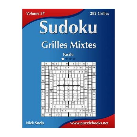 Sudoku Grilles Mixtes Facile Volume 37 282 Grilles Buy Online In South Africa Takealot Com