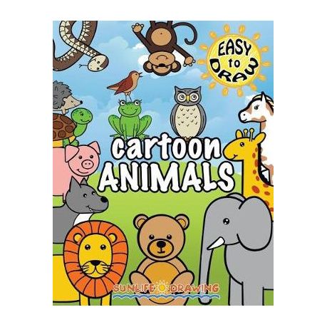 Easy to Draw Cartoon Animals: Draw & Color 26 Cute Animals | Buy Online in  South Africa 