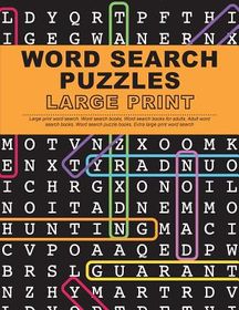 Word Search Puzzles Large Print: Large Print Word Search, Word Search ...