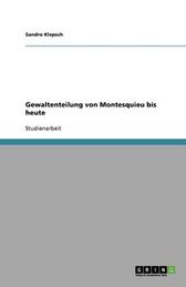 Gewaltenteilung Von Montesquieu Bis Heute | Buy Online In South Africa ...