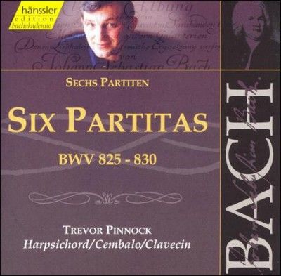 Trevor Pinnock - Bach: 6 Partitas Part 1 Vol 115 (CD)