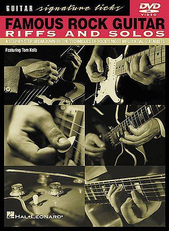 Famous Rock Guitar Riffs and Solos - (Region 1 Import DVD)
