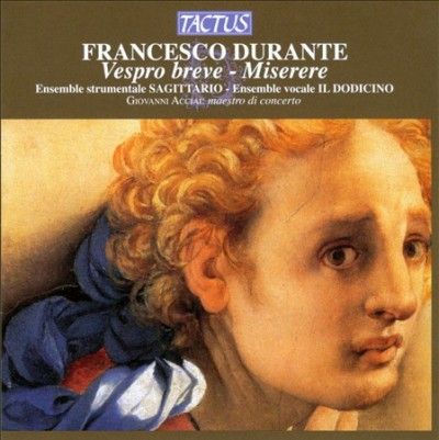 Francesco Durante: Vespro Breve/Miserere (CD / Album)