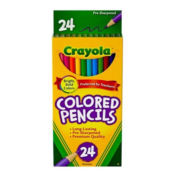 Crayola - 24 Coloured Pencils